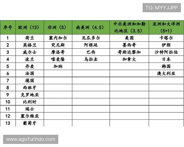 2026年世界杯各大洲席位分配的历史沿革与未来发展方向探讨